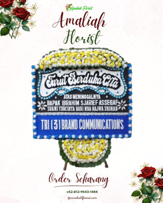 Papan Bunga Duka di Pelita