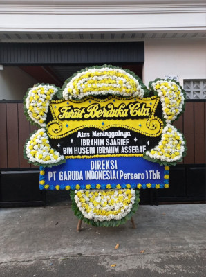 Papan Bunga Duka di Pelita